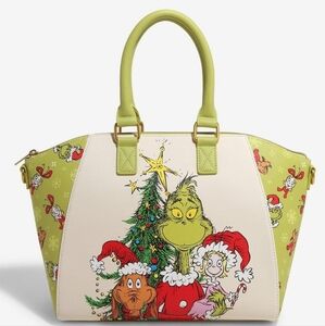 Loungefly NWT Dr Seuss The Grinch Stole Christmas Cindy Max Bag Crossbody purse